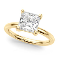 Melody — Princess Cut Lab Grown Diamond Solitaire Engagement Ring thumbnail 1