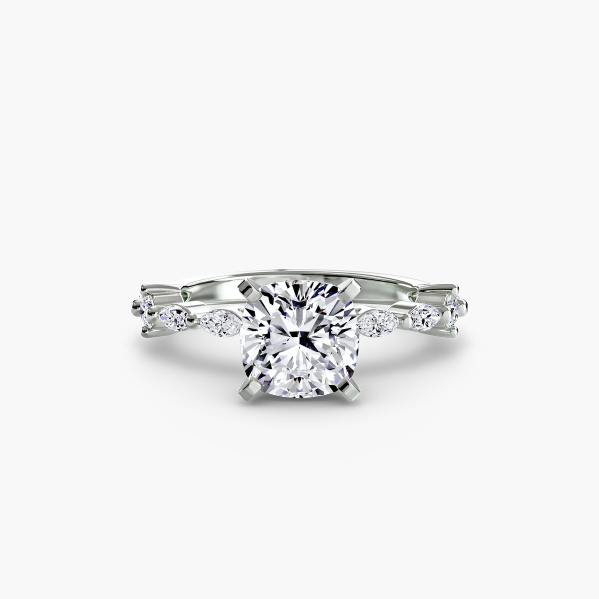 Solitaire with Eternity Pavé — view 34