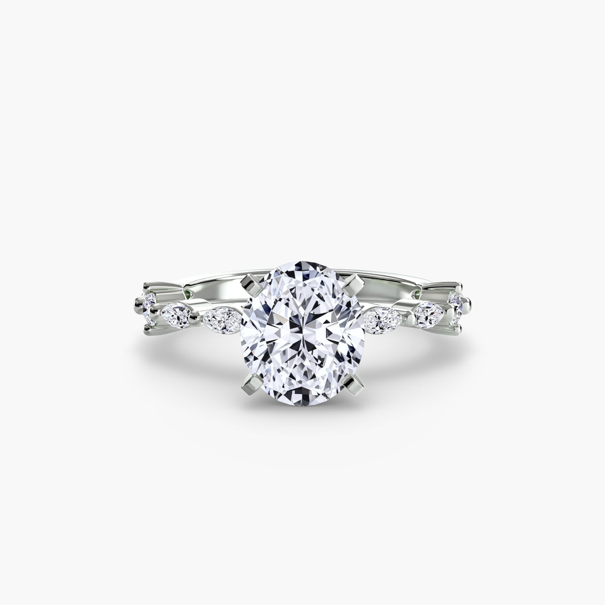 Solitaire with Eternity Pavé — view 65