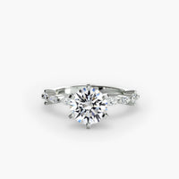 Solitaire with Eternity Pavé thumbnail 2