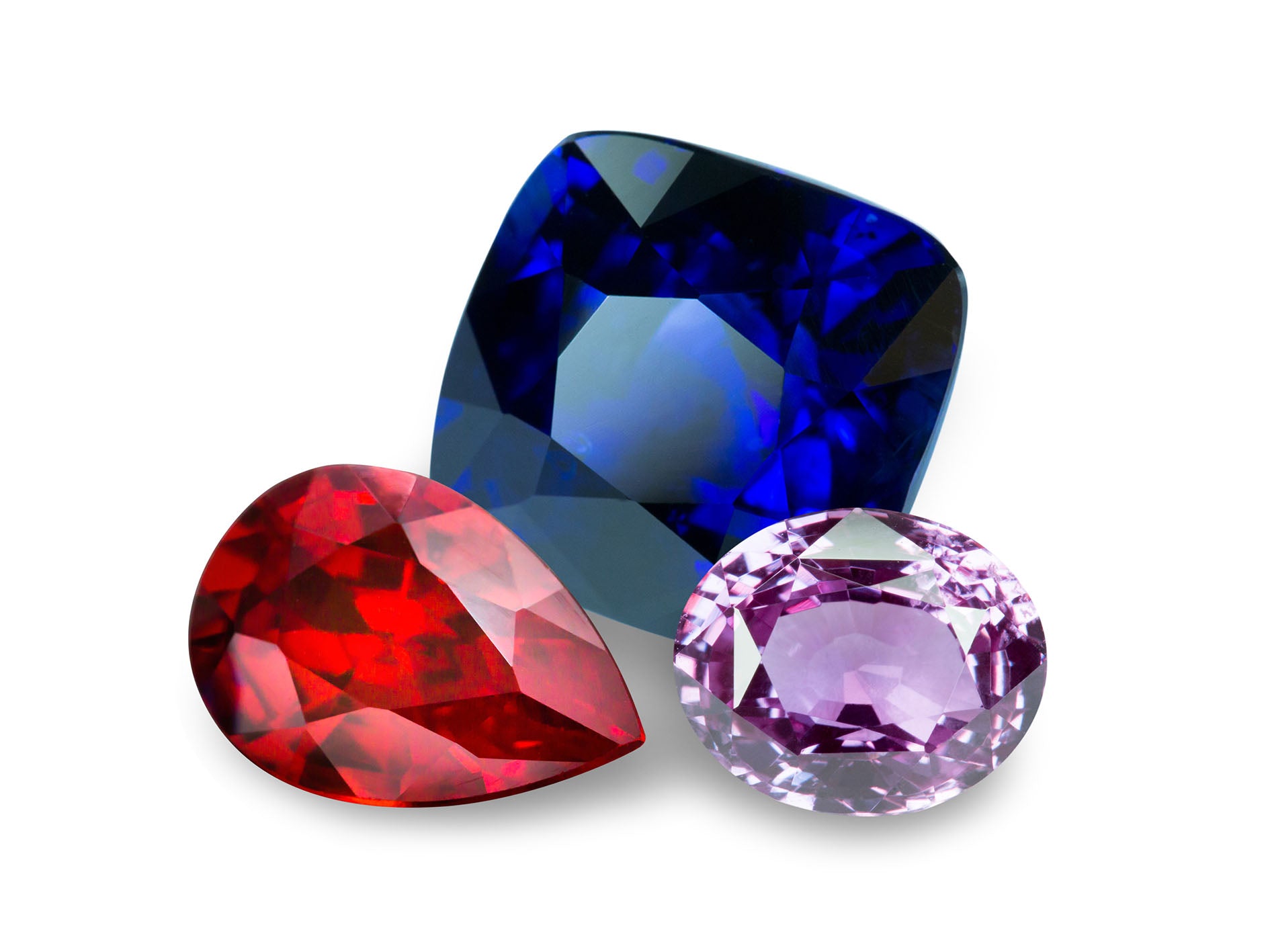 Premium gemstone. Ceylon Blue Sapphires, Pink sapphires, rubies, emeralds