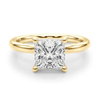 Melody — Princess Cut Lab Grown Diamond Solitaire Engagement Ring thumbnail 4