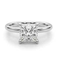 Melody — Princess Cut Lab Grown Diamond Solitaire Engagement Ring thumbnail 9