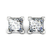 Madison IGI Cert Princess Cut Lab Grown Diamond Ear Studs E VS2 - Total 1.50 Carats thumbnail 4