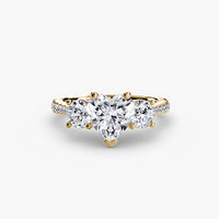 Three-Stone with Pavé Band thumbnail 18