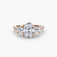 Three-Stone with Pavé Band thumbnail 85