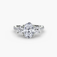 Three-Stone with Pavé Band thumbnail 65