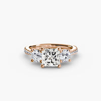 Three-Stone with Pavé Band thumbnail 53