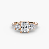Three-Stone with Pavé Band thumbnail 59