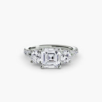Three-Stone with Pavé Band 3 thumbnail 100