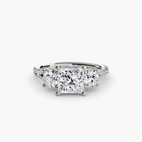 Three-Stone with Pavé Band 3 thumbnail 93