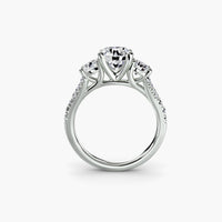 Three-Stone with Pavé Band 3 thumbnail 1