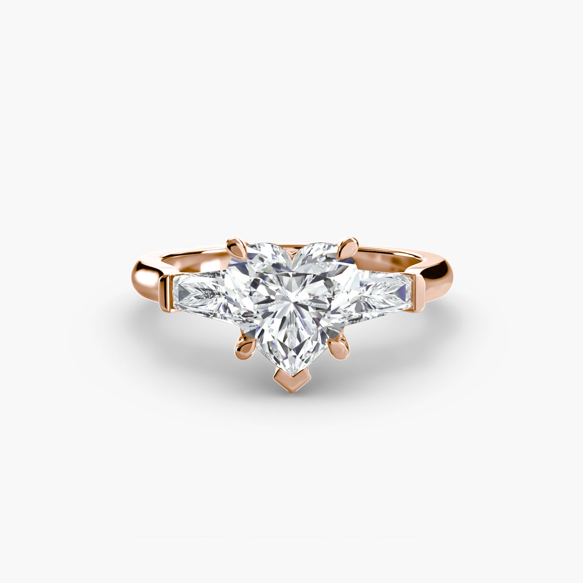 Three-Stone Ring (Baguette Side Stones) — view 26