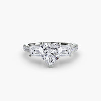 Three-Stone Ring with Pavé Band 4 thumbnail 37