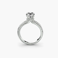 Solitaire with Pavé thumbnail 1