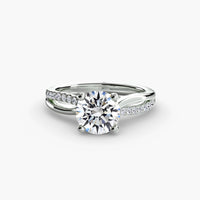 The Split Shank Pavé Solitaire thumbnail 5