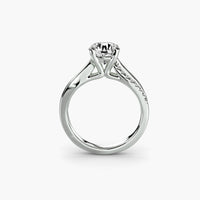 The Split Shank Pavé Solitaire thumbnail 1