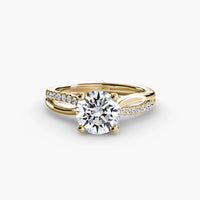 The Split Shank Pavé Solitaire thumbnail 9