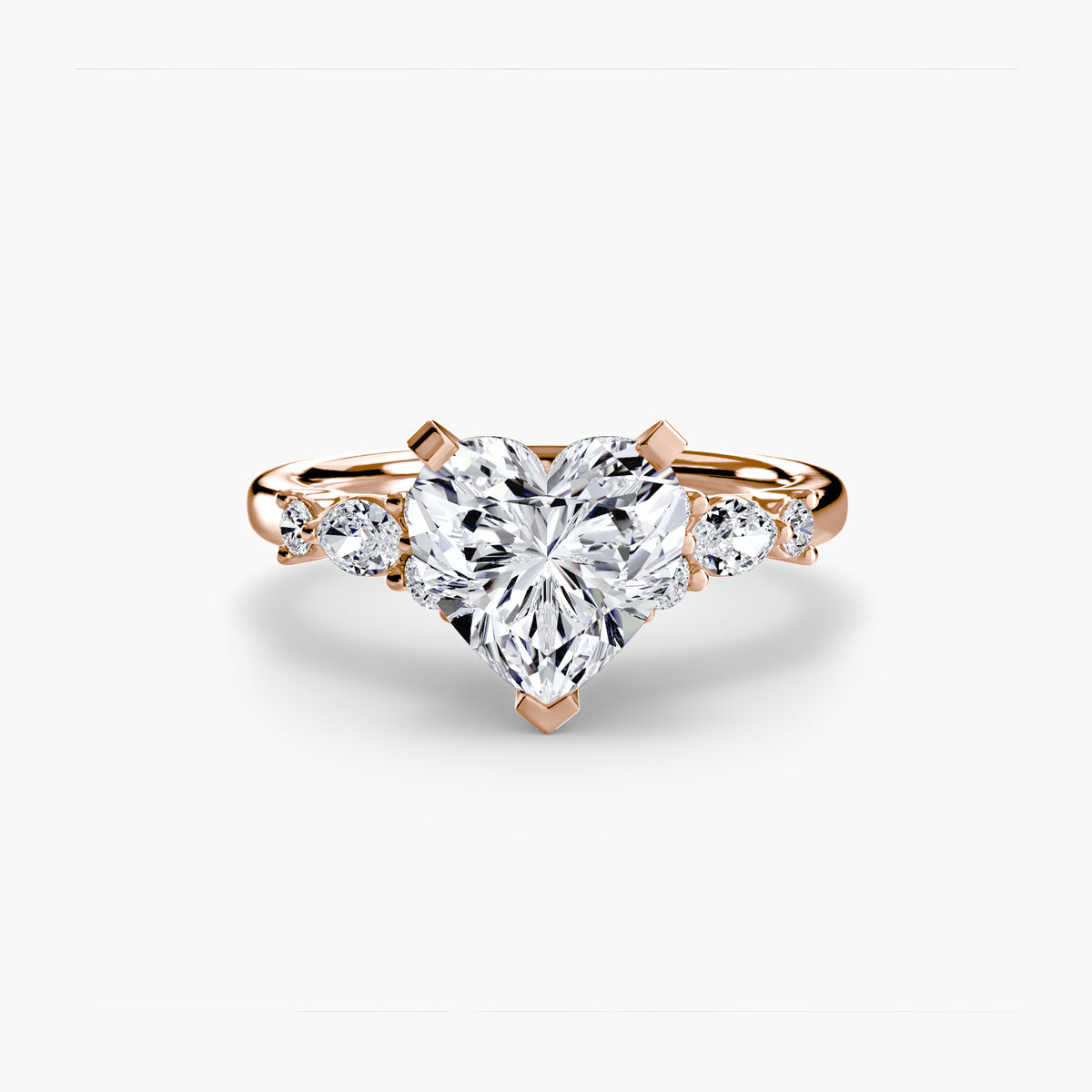 The Floral Accent Solitaire — view 58