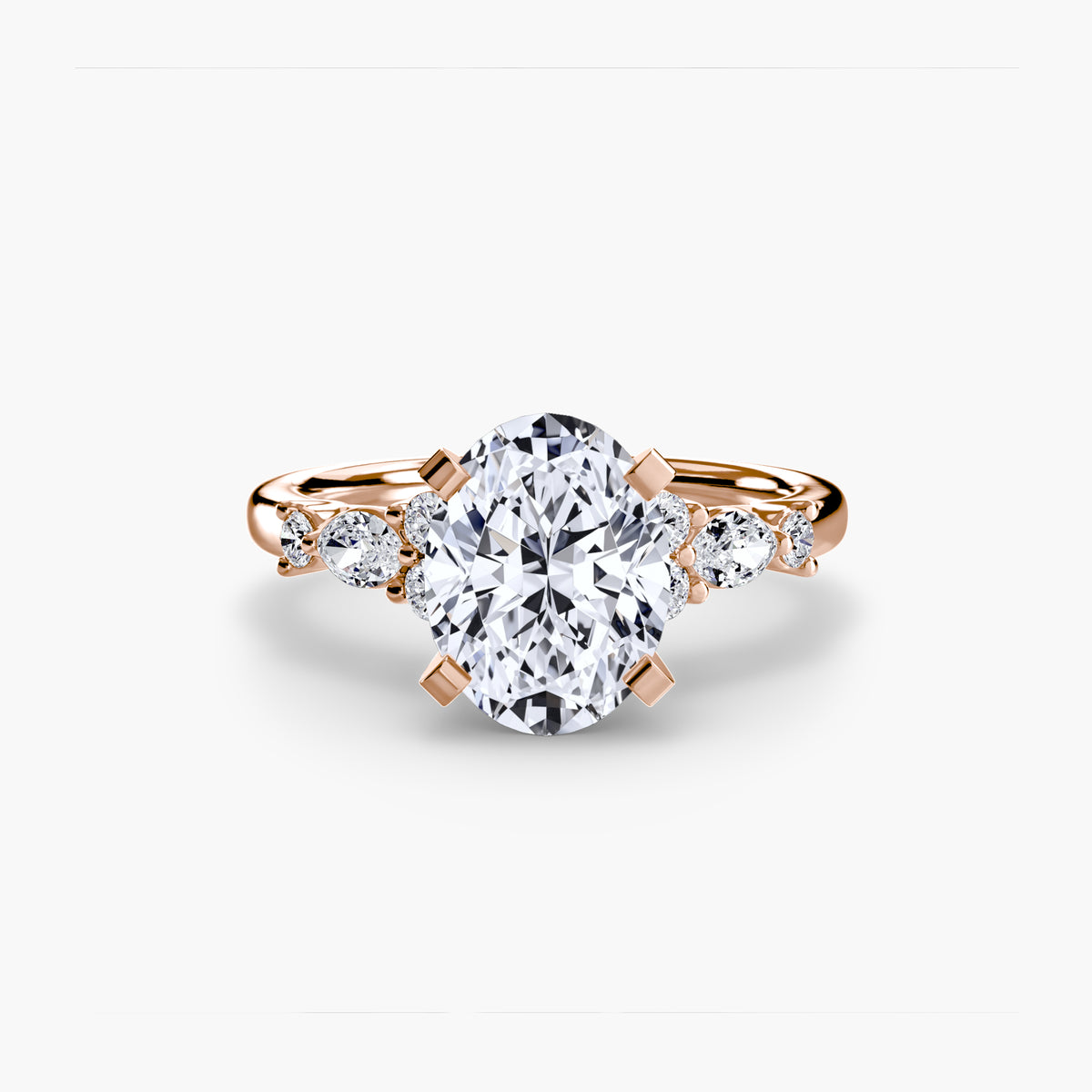 The Floral Accent Solitaire — view 55