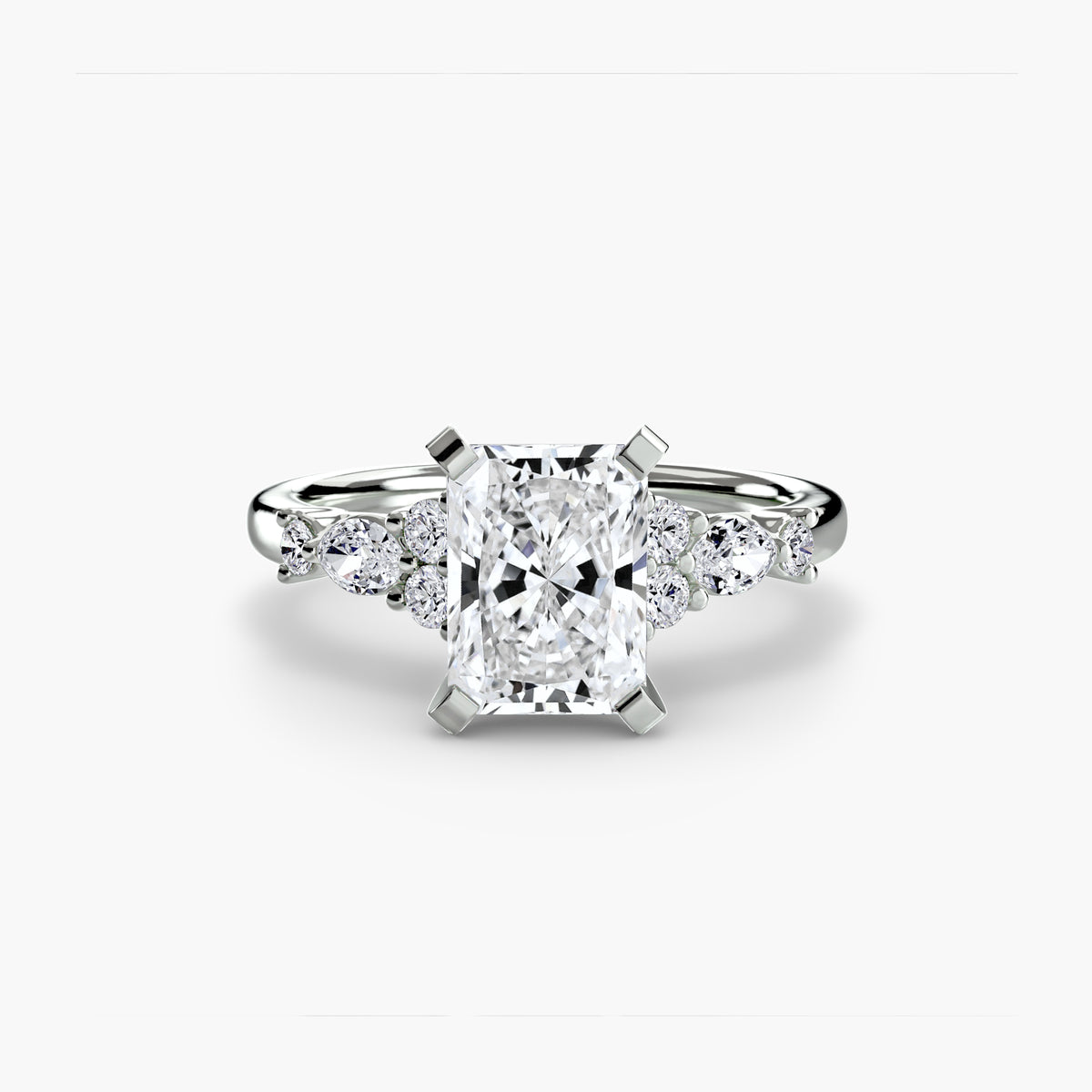 The Floral Accent Solitaire — view 39