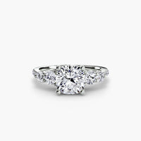 Five Stone Ring with Pavé Band thumbnail 34