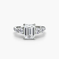 Five Stone Ring with Pavé Band thumbnail 97