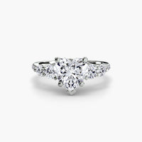 Five Stone Ring with Pavé Band thumbnail 98