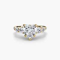 Five Stone Ring with Pavé Band thumbnail 78