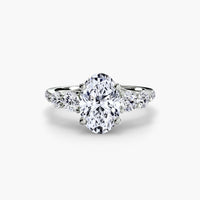 Five Stone Ring with Pavé Band thumbnail 35