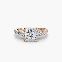 Five Stone Ring with Pavé Band thumbnail 53