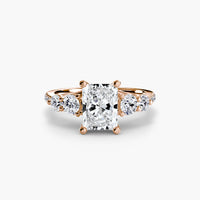 Five Stone Ring with Pavé Band thumbnail 29