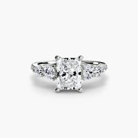 Five Stone Ring with Pavé Band thumbnail 69