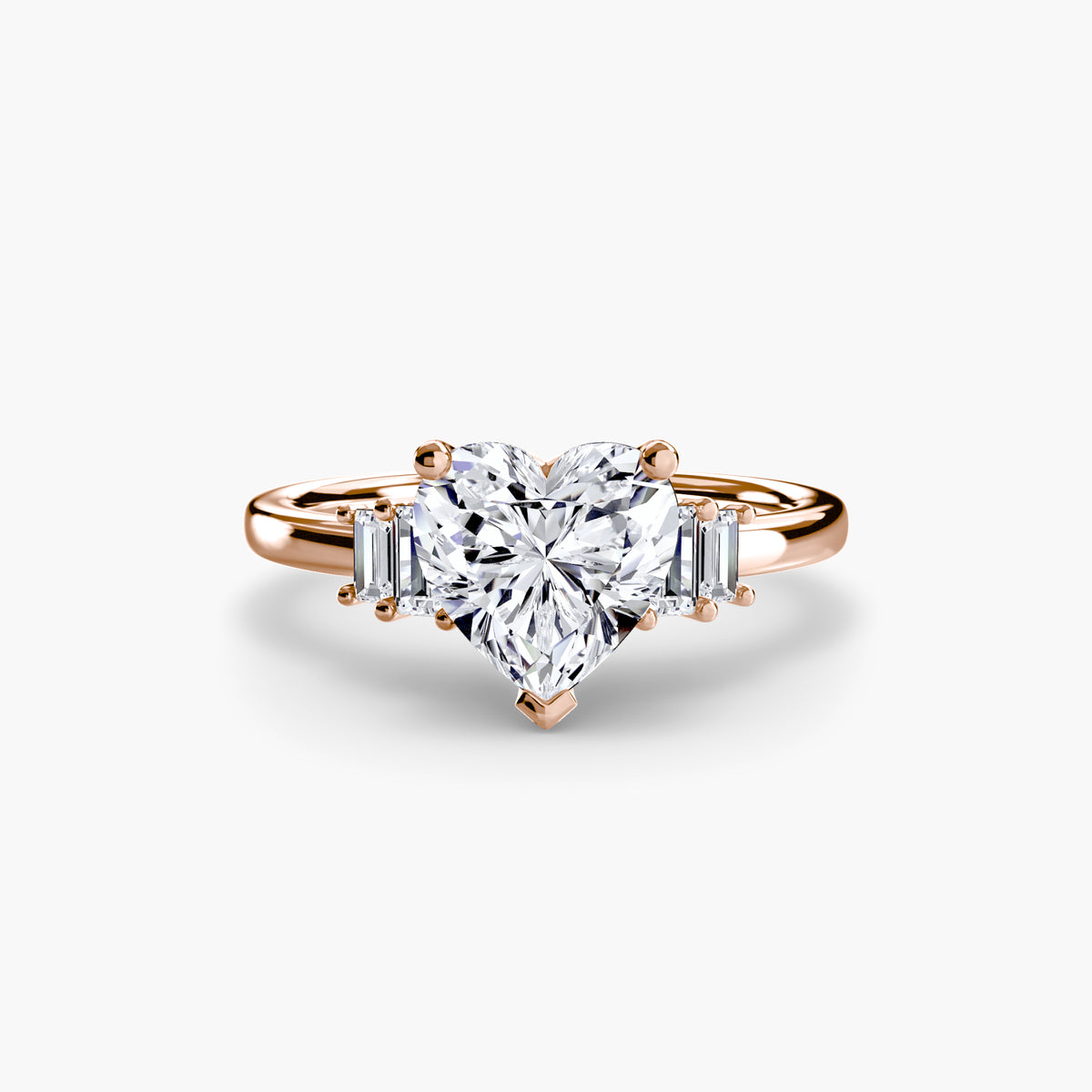 Baguette Accent Solitaire — view 58