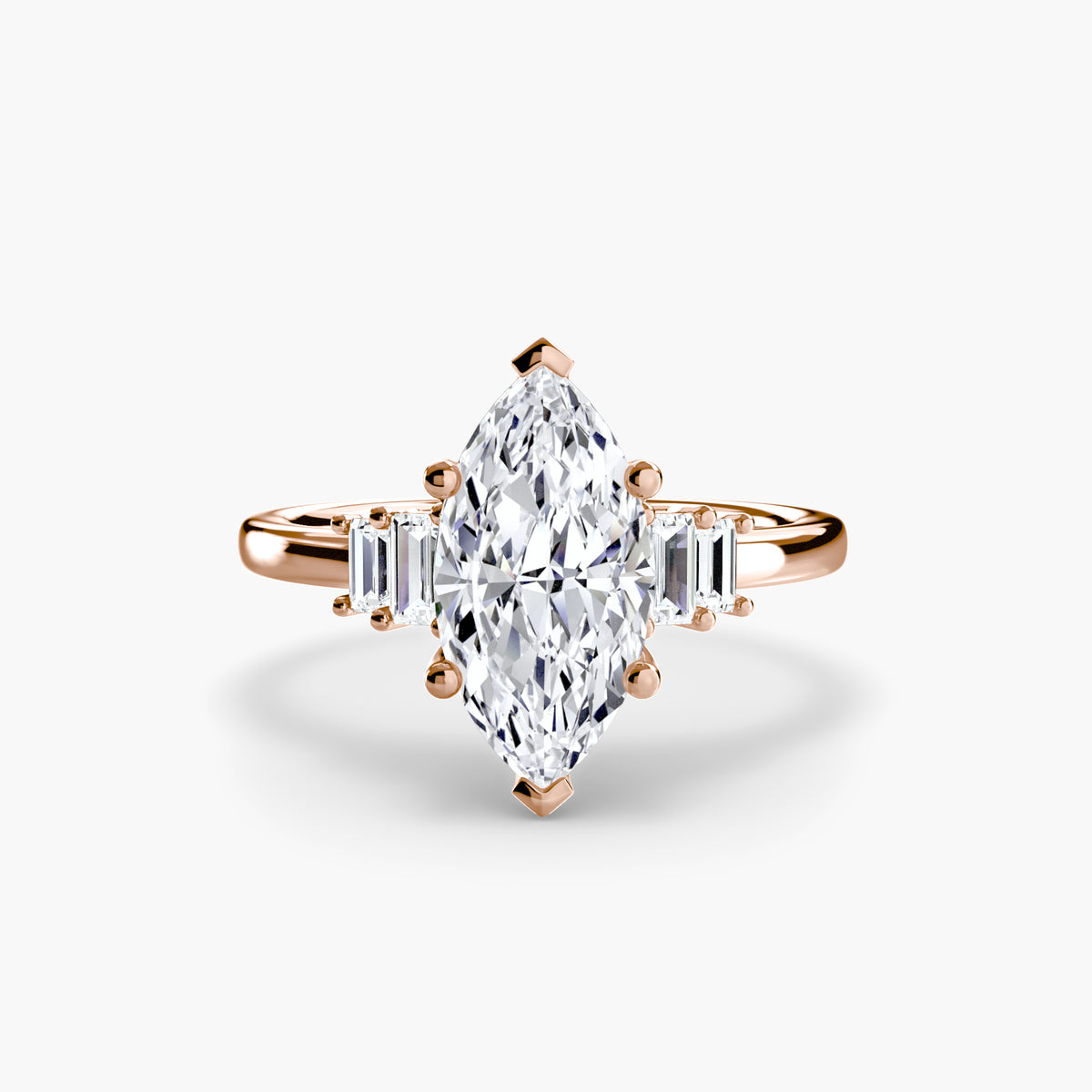 Baguette Accent Solitaire — view 61