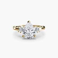 Baguette Accent Solitaire thumbnail 76