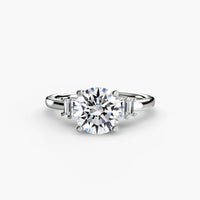 Baguette Accent Solitaire thumbnail 2