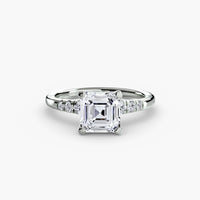 Solitaire with Shoulder Accents thumbnail 70