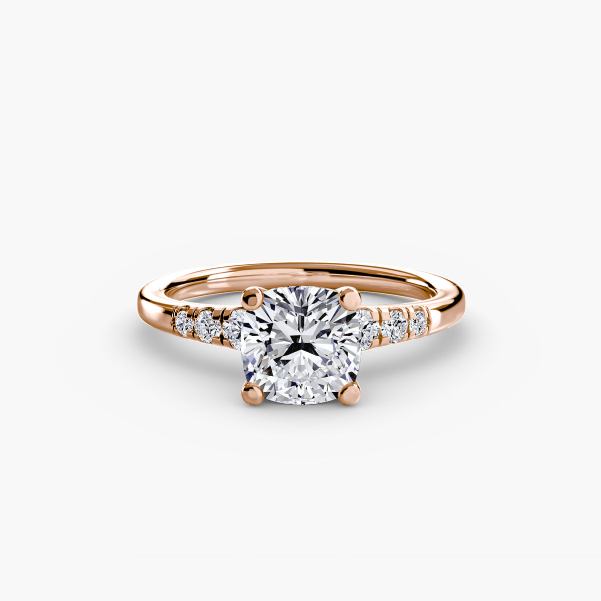 Solitaire with Shoulder Accents — view 84