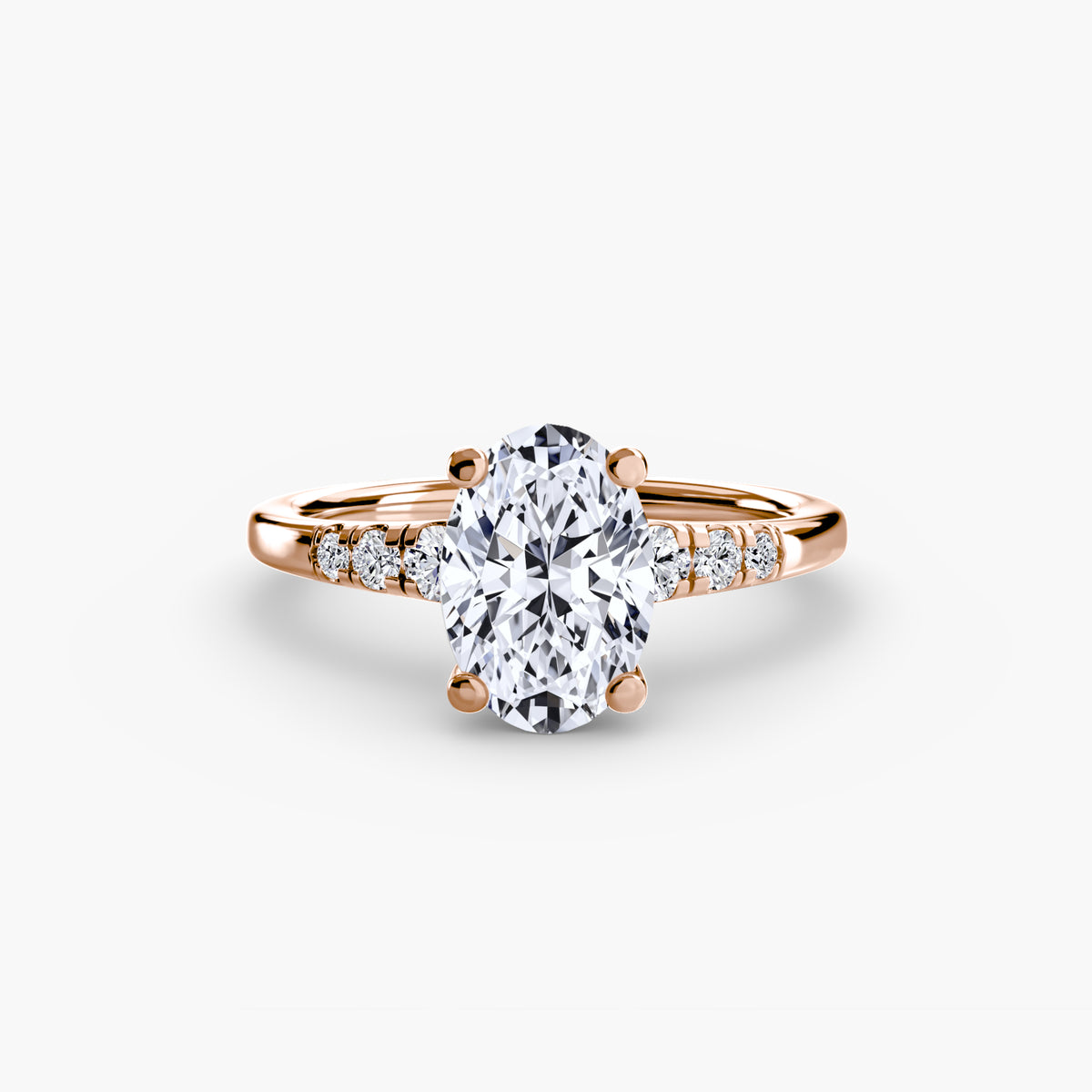 Solitaire with Shoulder Accents — view 85