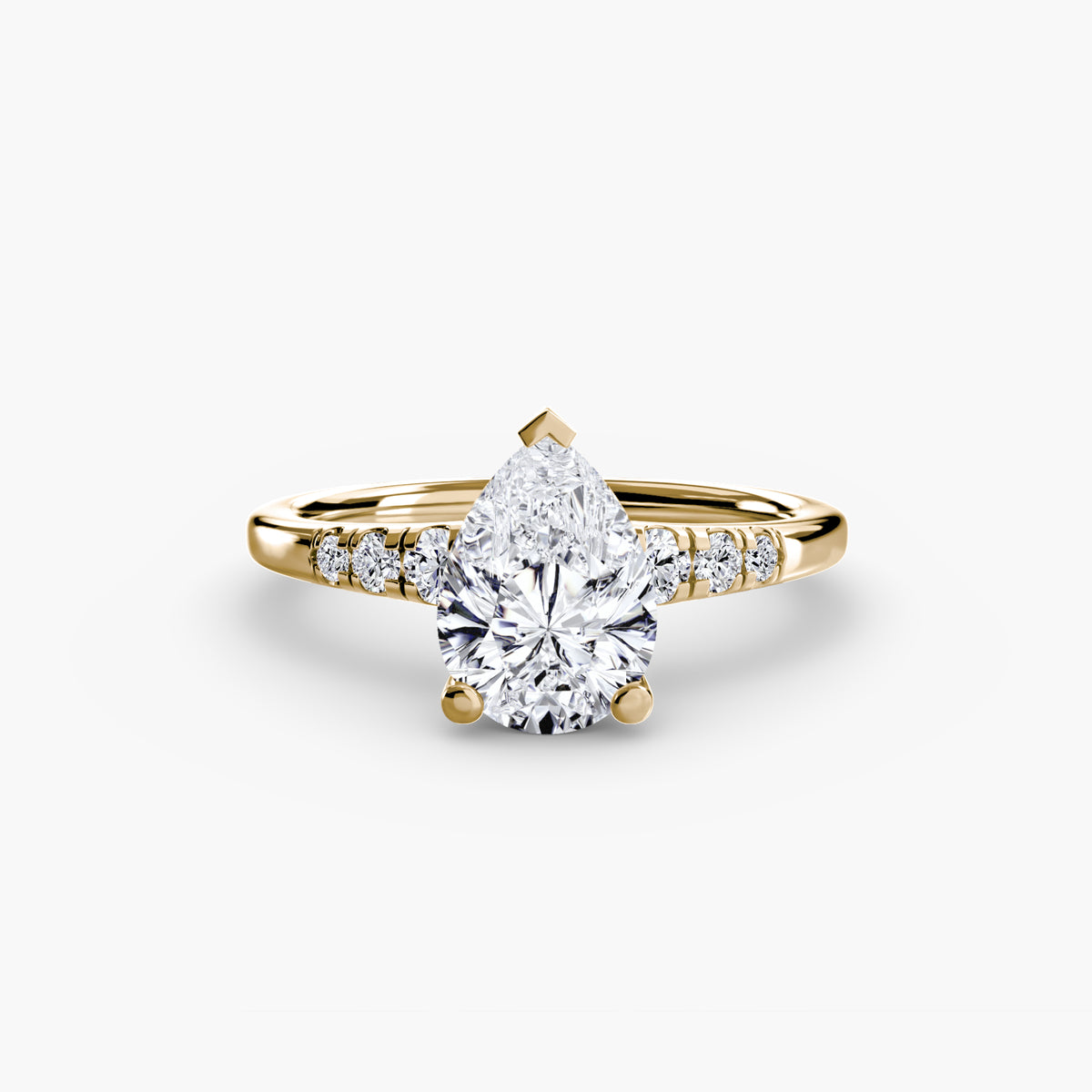 Solitaire with Shoulder Accents — view 46