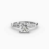Solitaire with Shoulder Accents thumbnail 3