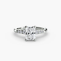 Solitaire with Shoulder Accents thumbnail 9