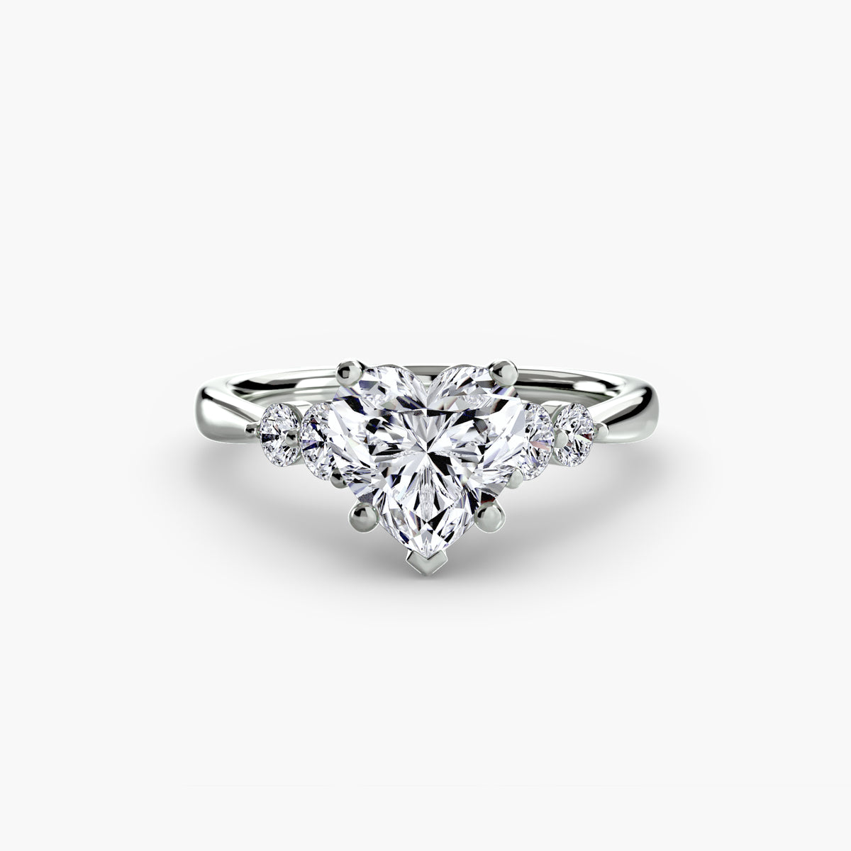 Solitaire with Shoulder Accents 2 — view 8