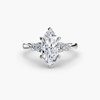 Solitaire with Shoulder Accents 2 thumbnail 98