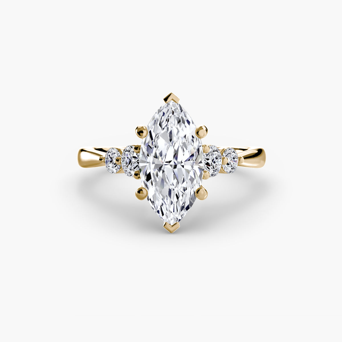Solitaire with Shoulder Accents 2 — view 20