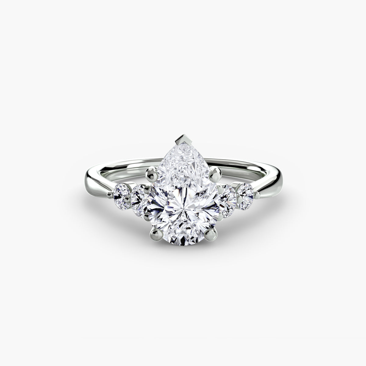 Solitaire with Shoulder Accents 2 — view 64