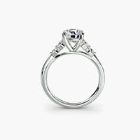 Solitaire with Shoulder Accents 2 thumbnail 1