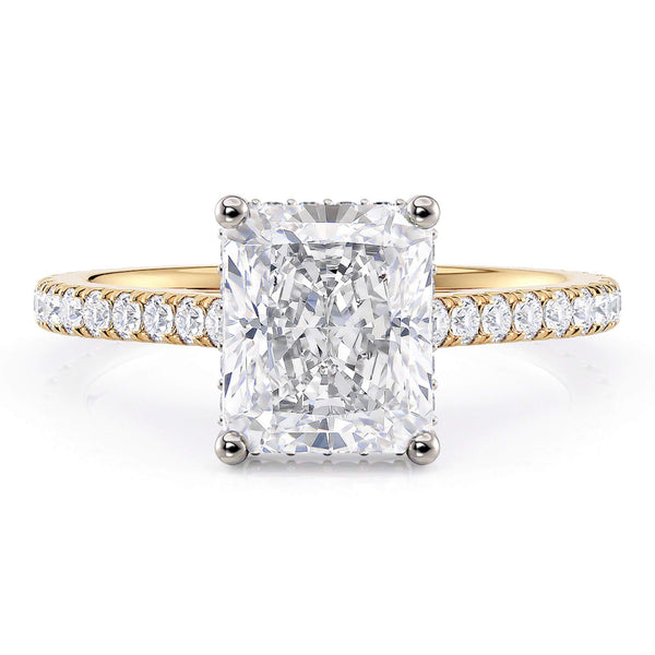 Seville Radiant Cut Lab Grown Diamond Engagement Ring - Monroe Yorke Diamonds