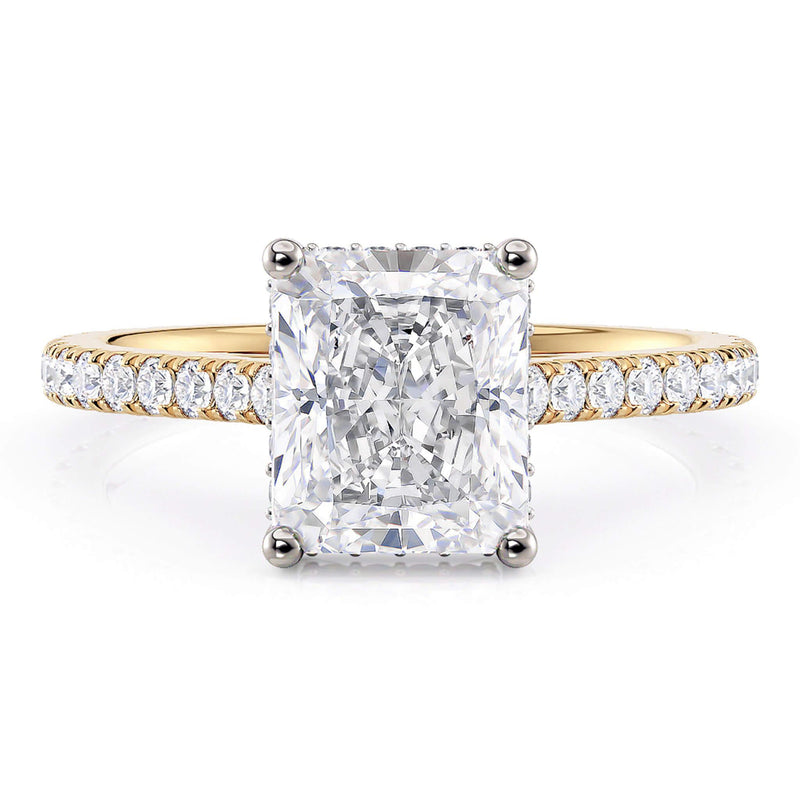 Seville Radiant Cut Lab Grown Diamond Engagement Ring - Monroe Yorke Diamonds